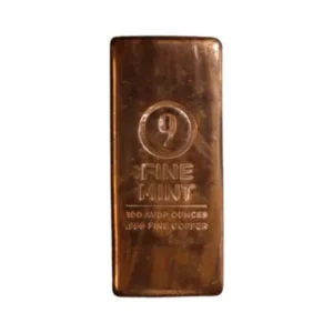 100 OZ Copper Bar - Generic