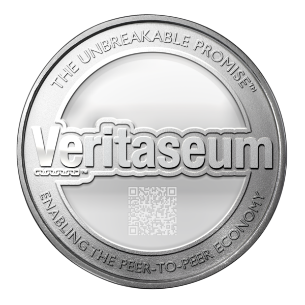 PRESALE - VeritaseumTM Smart Metal Limited Edition First-Strike  1 Toz. Fine Silver Round - Image 2