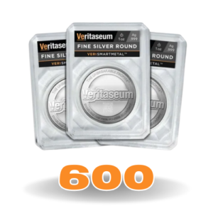Number 600 - Unique Fine Silver Round